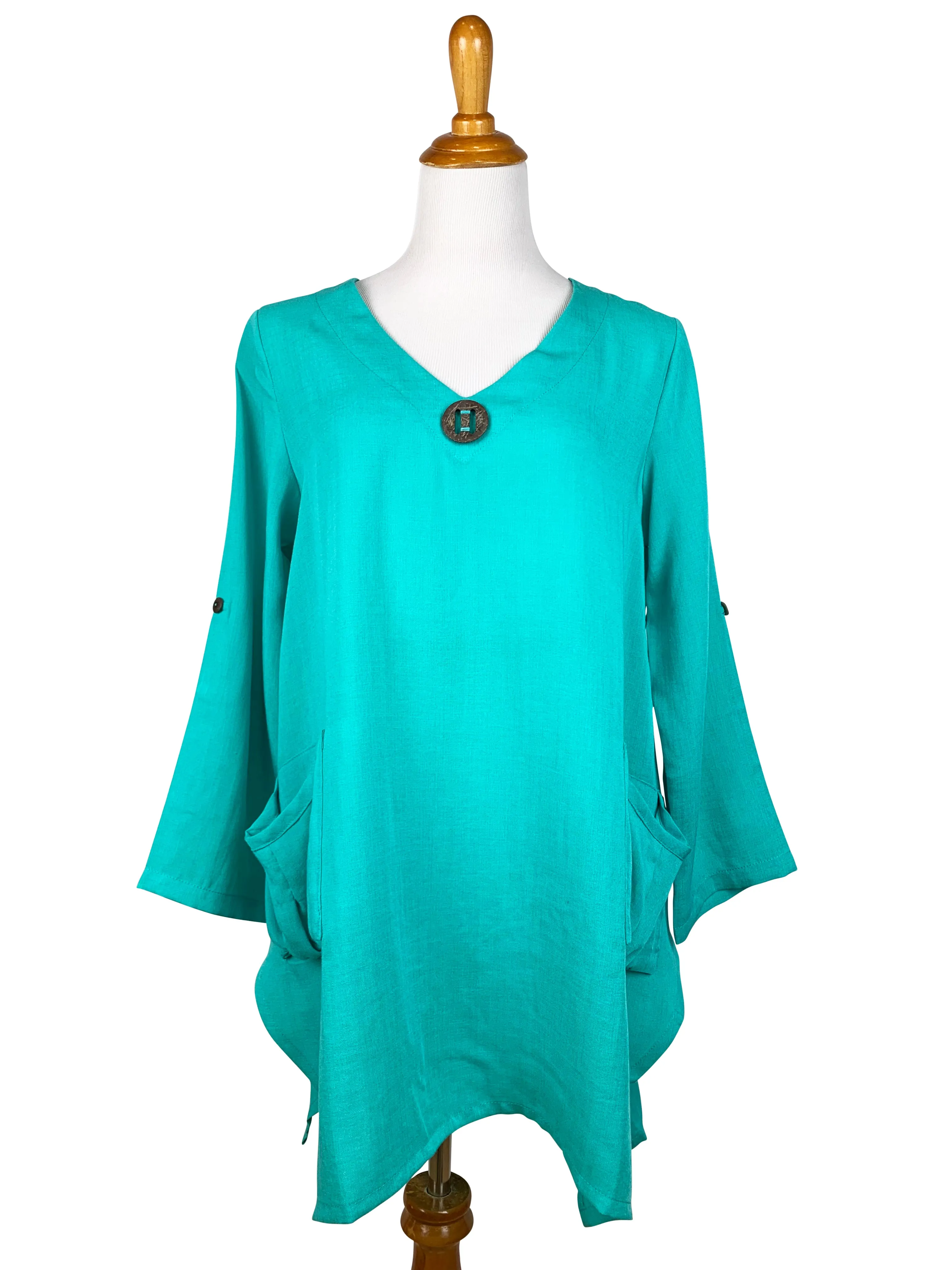 AA139 - Artist Linen Pullover Tunic