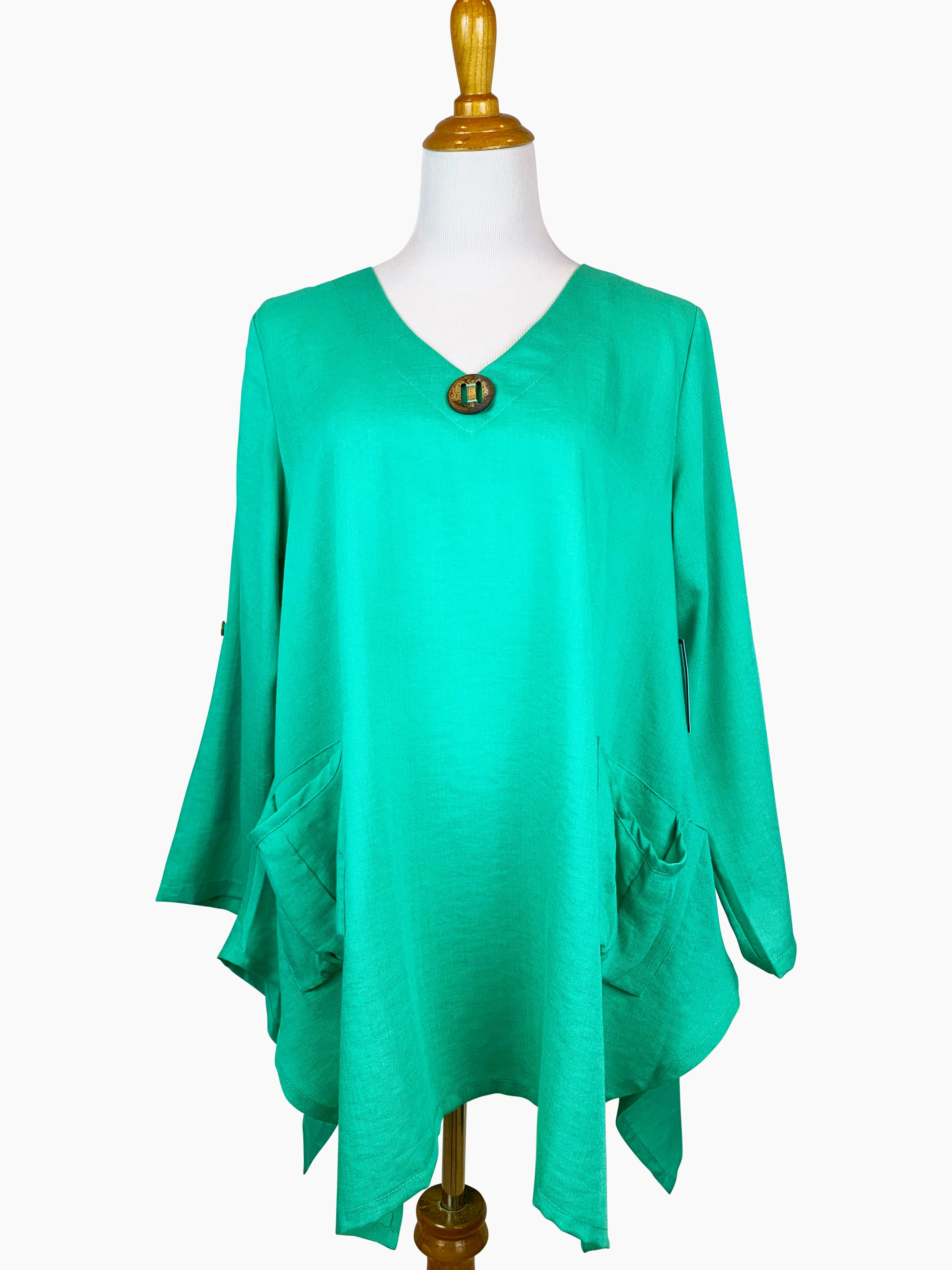 AA139 - Artist Linen Pullover Tunic