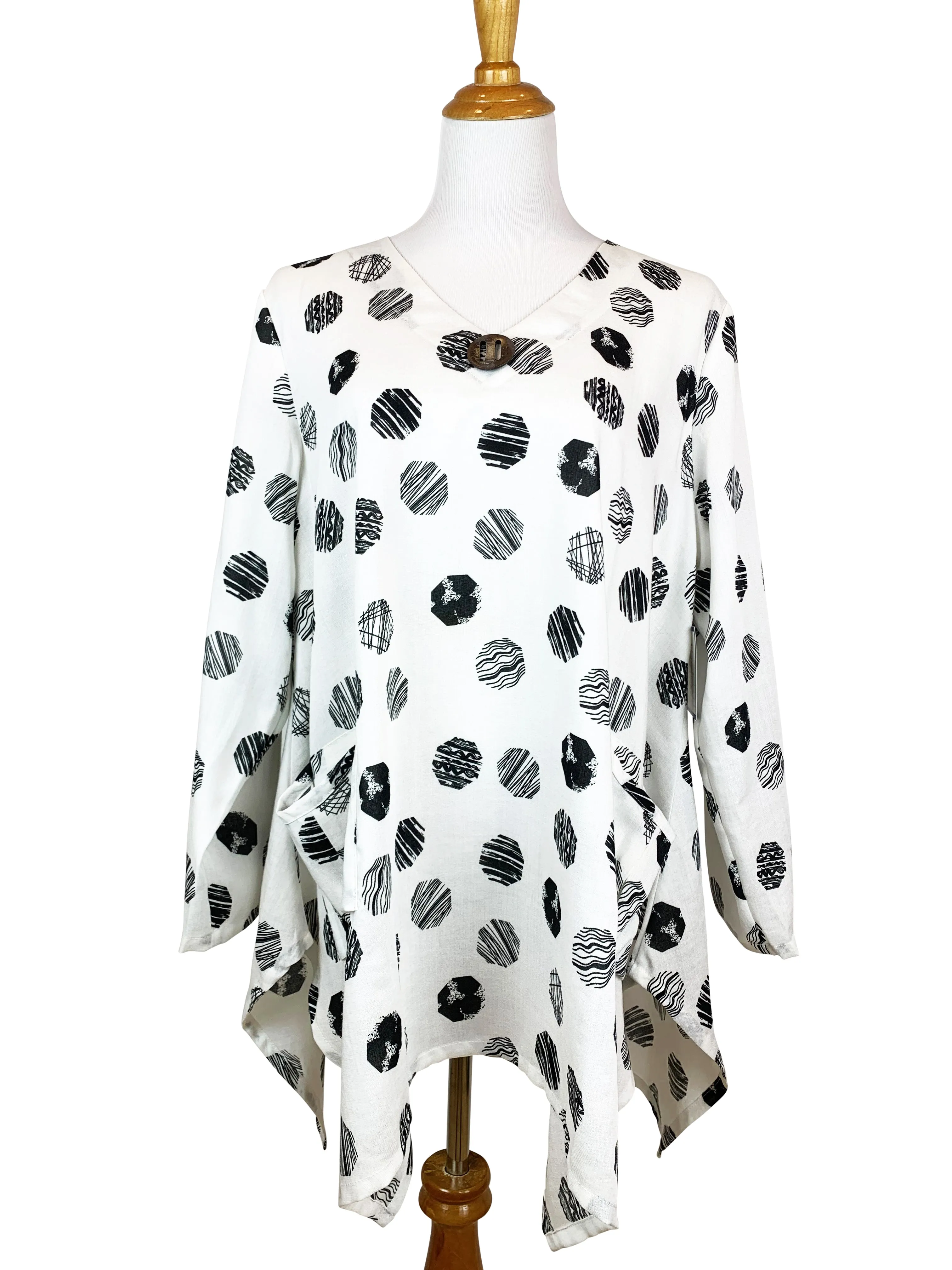 AA139 - Artist Linen Pullover Tunic