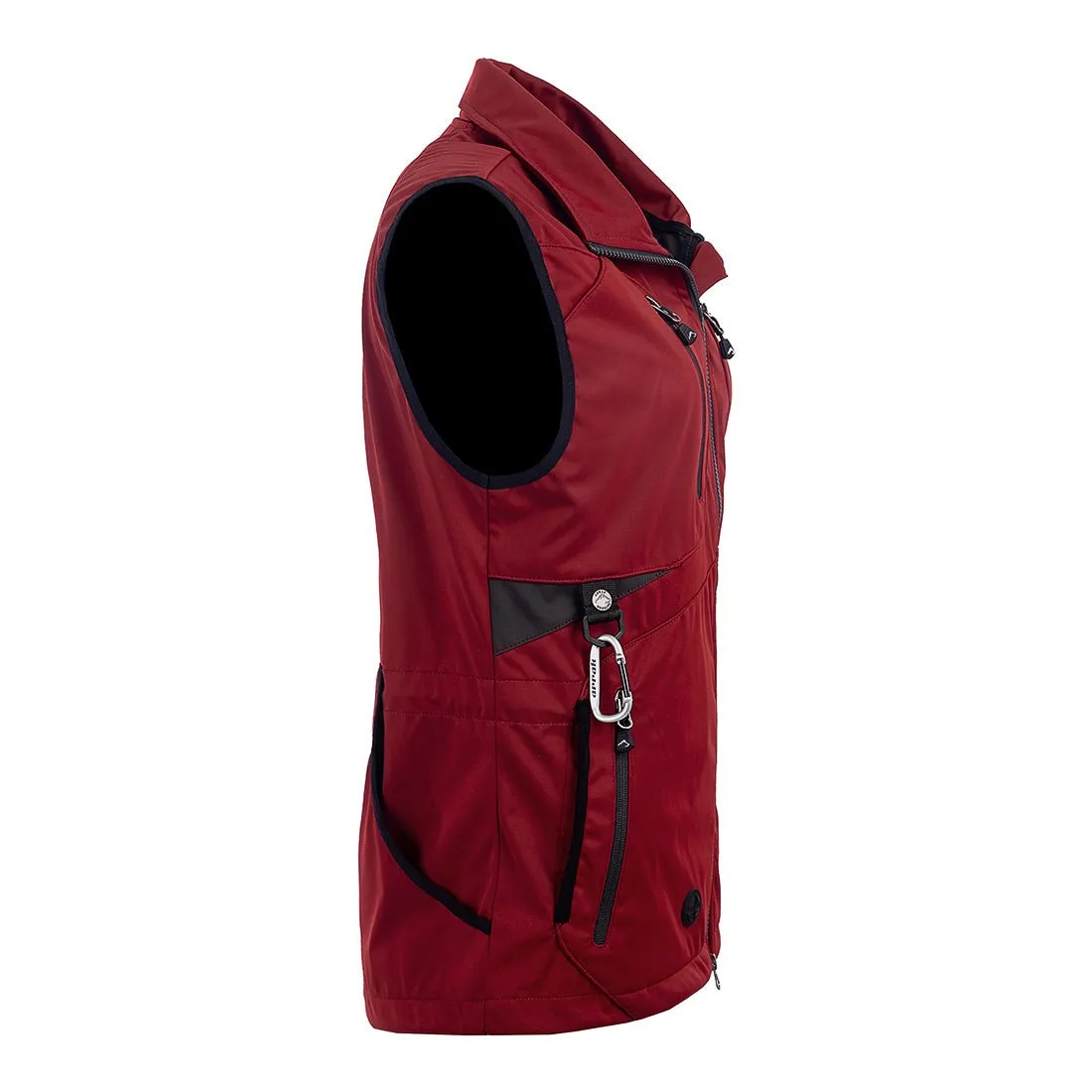 Acadia Lady Softshell Training Vest (Dark Red)