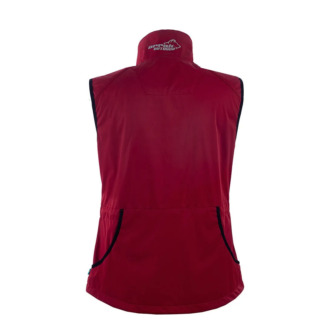 Acadia Lady Softshell Training Vest (Dark Red)