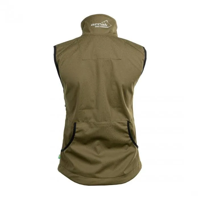 Acadia Lady Softshell Training Vest (Olive)