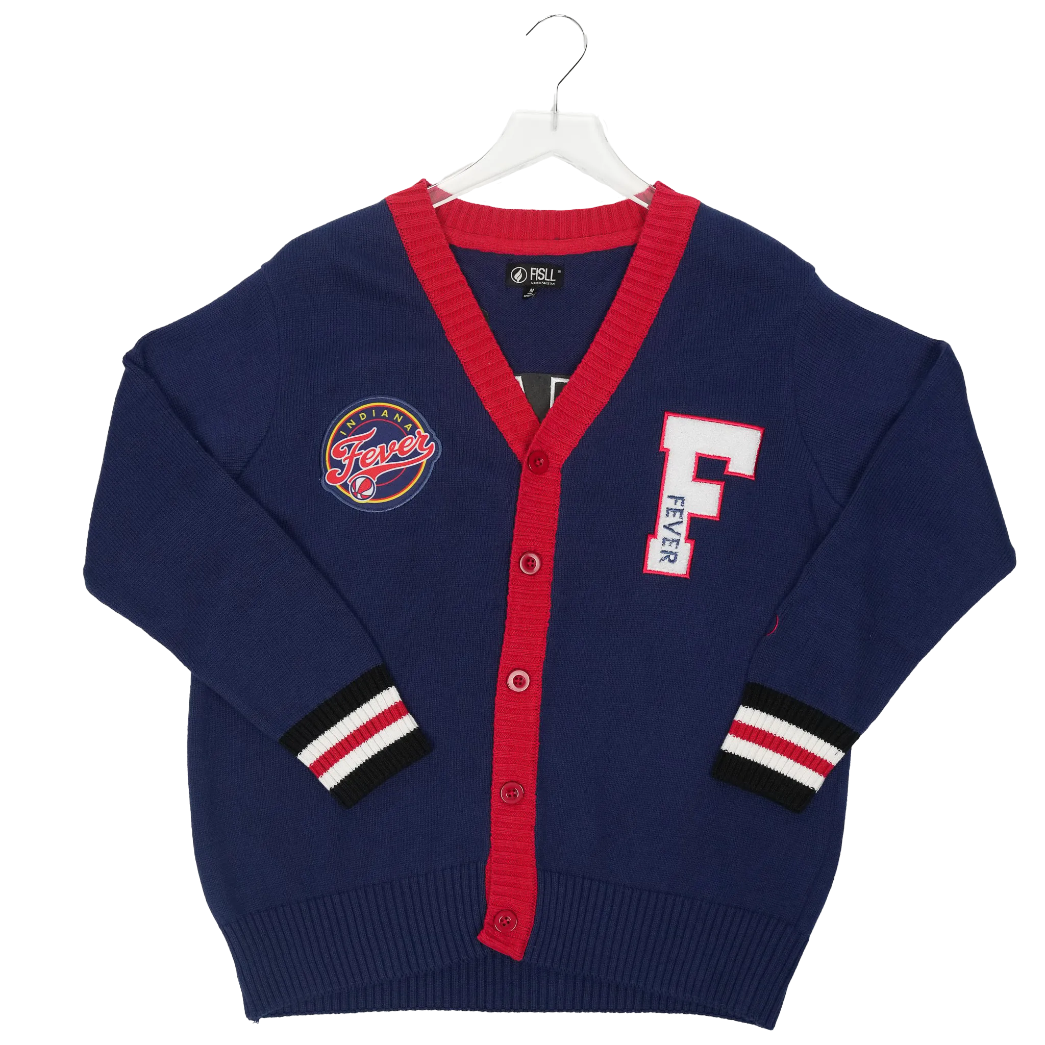 Adult Indiana Fever Letterman Cardigan in Navy by FISLL