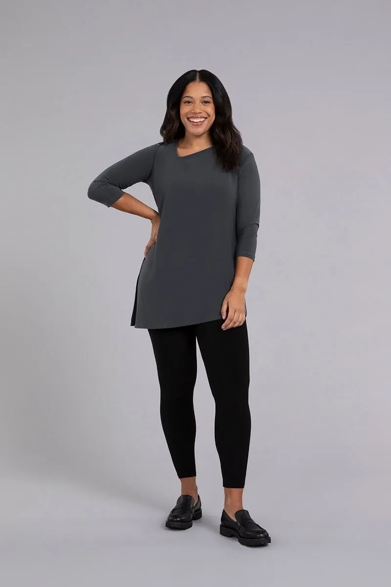 Angle Tunic | Graphite