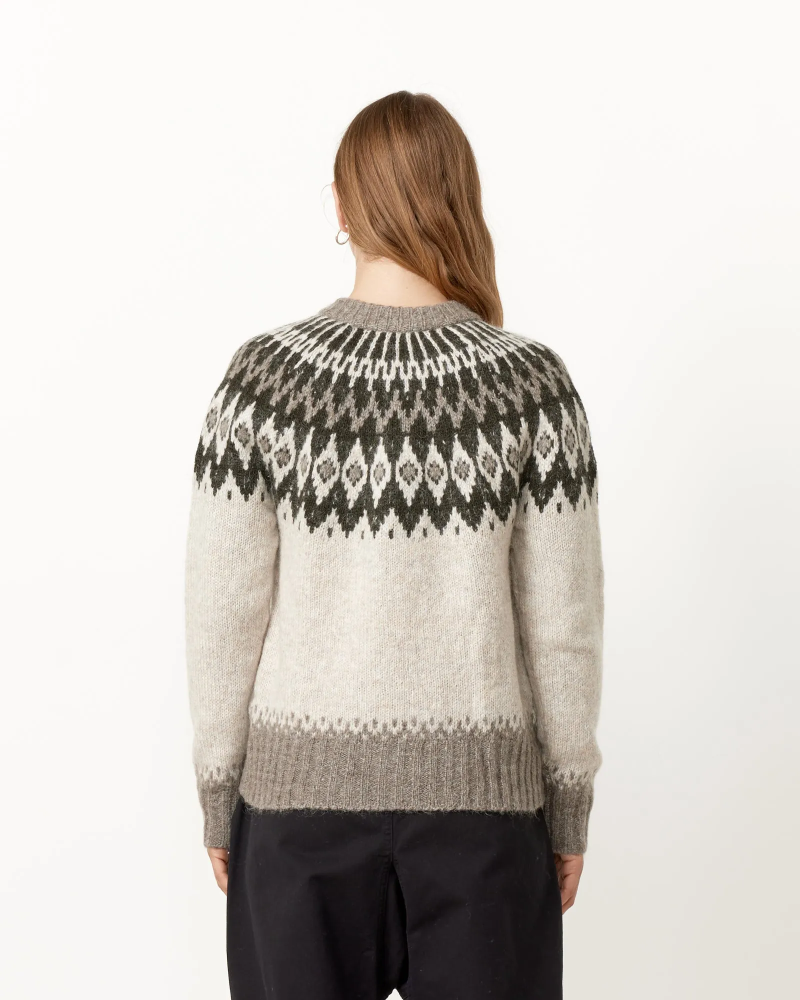 Ashwood Fair Isle Cardigan in Aspen Combo