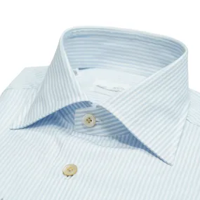 Avino Striped Dress Shirt / Light Blue