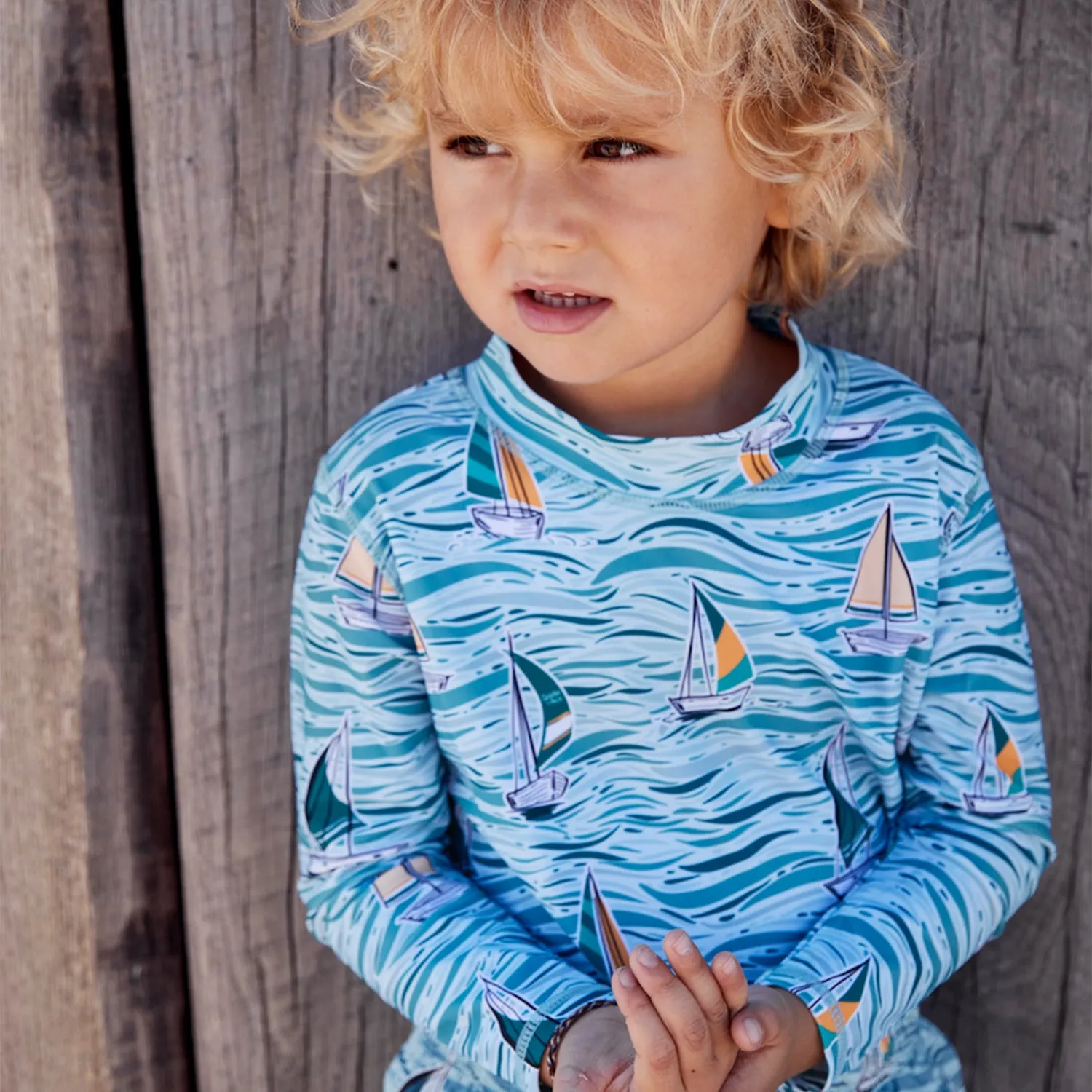 Baby Swimsuit Rash Vest Yacht Club