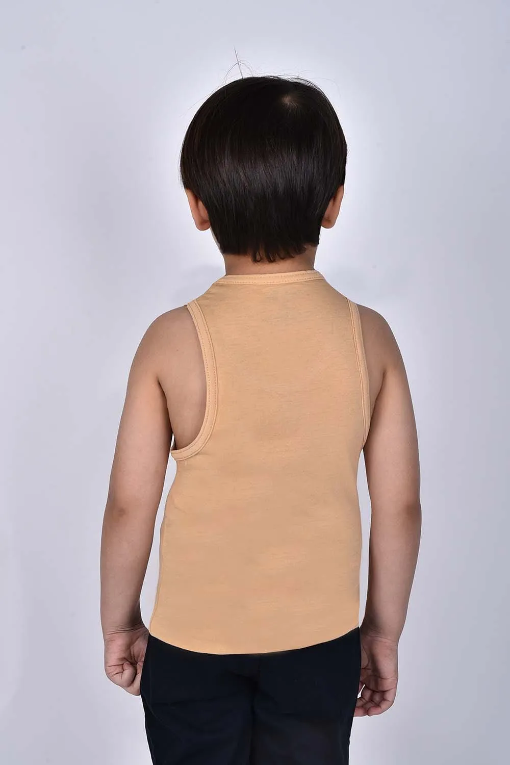 Optimized Title: Stylish Boys Blue Cotton Vest with Pockets