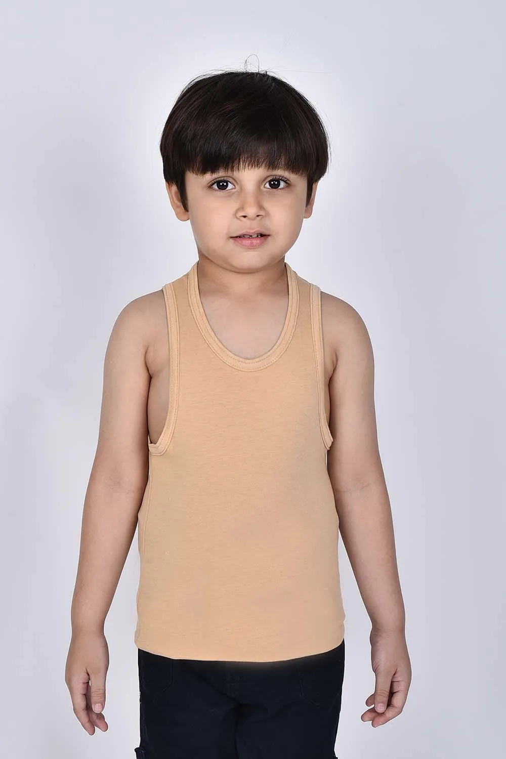 Optimized Title: Stylish Boys Blue Cotton Vest with Pockets