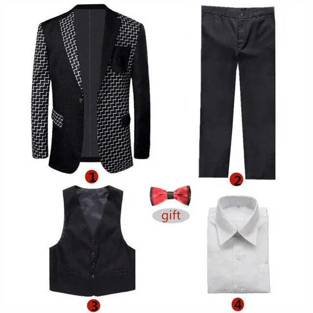 Boys wedding costume blazer Flower Boys Formal Single Breasted suits set