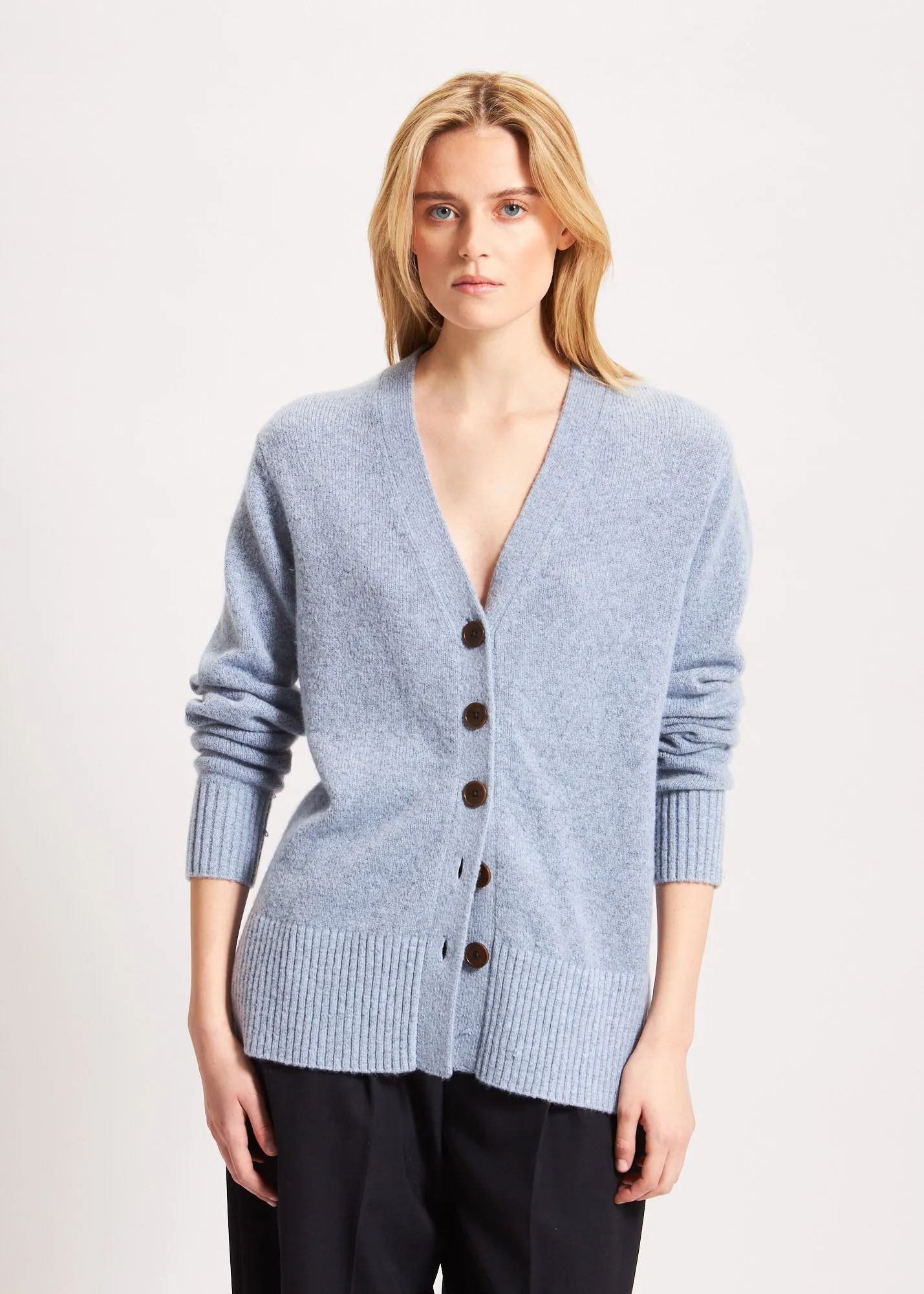 CASHMERE BLEND CARDIGAN