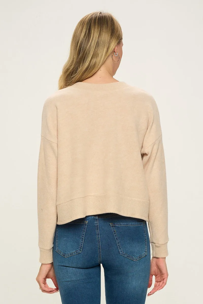 Cherish Round Neck Pullover - 2 Colors