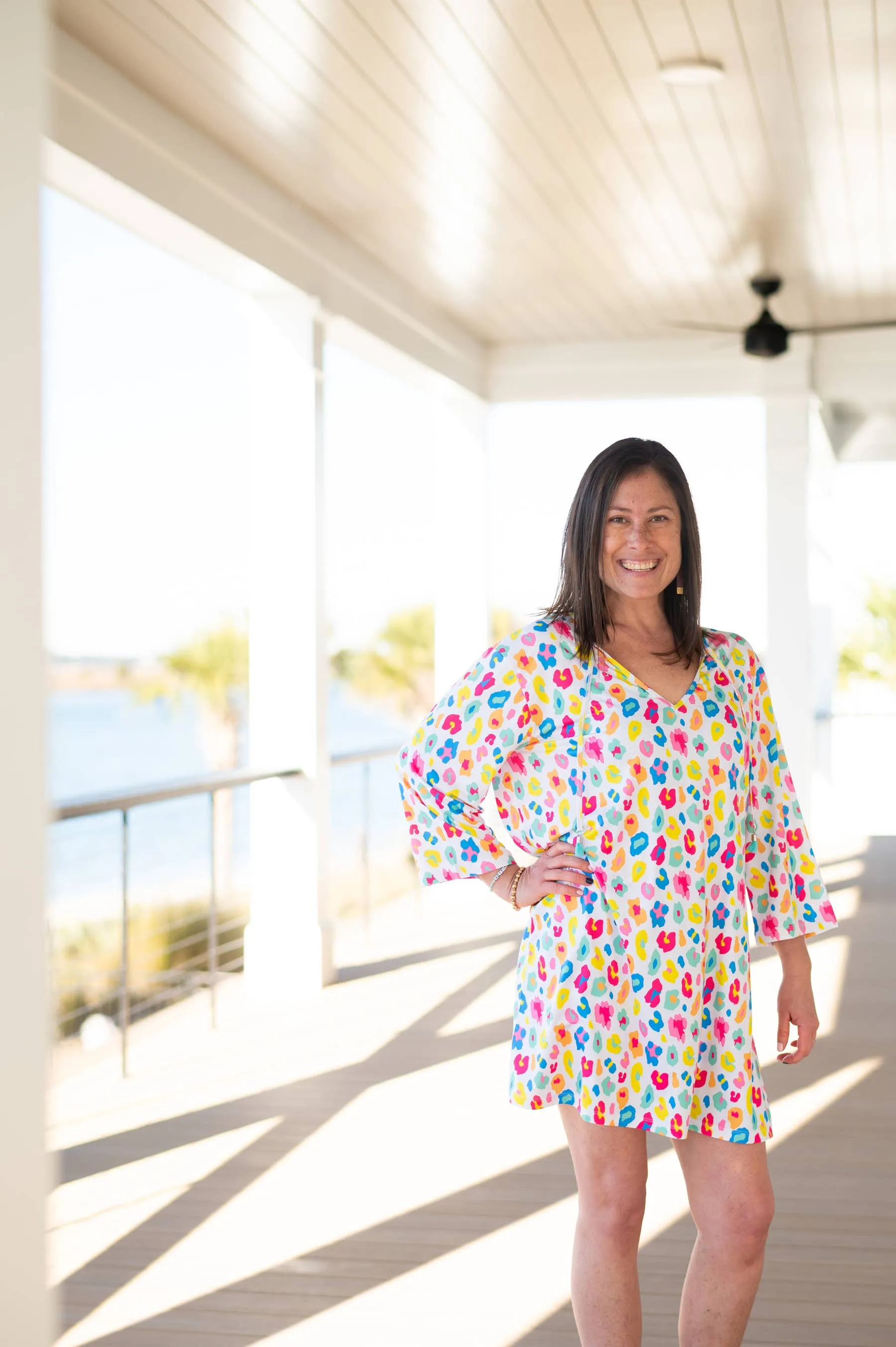 Confetti Leopard Tunic