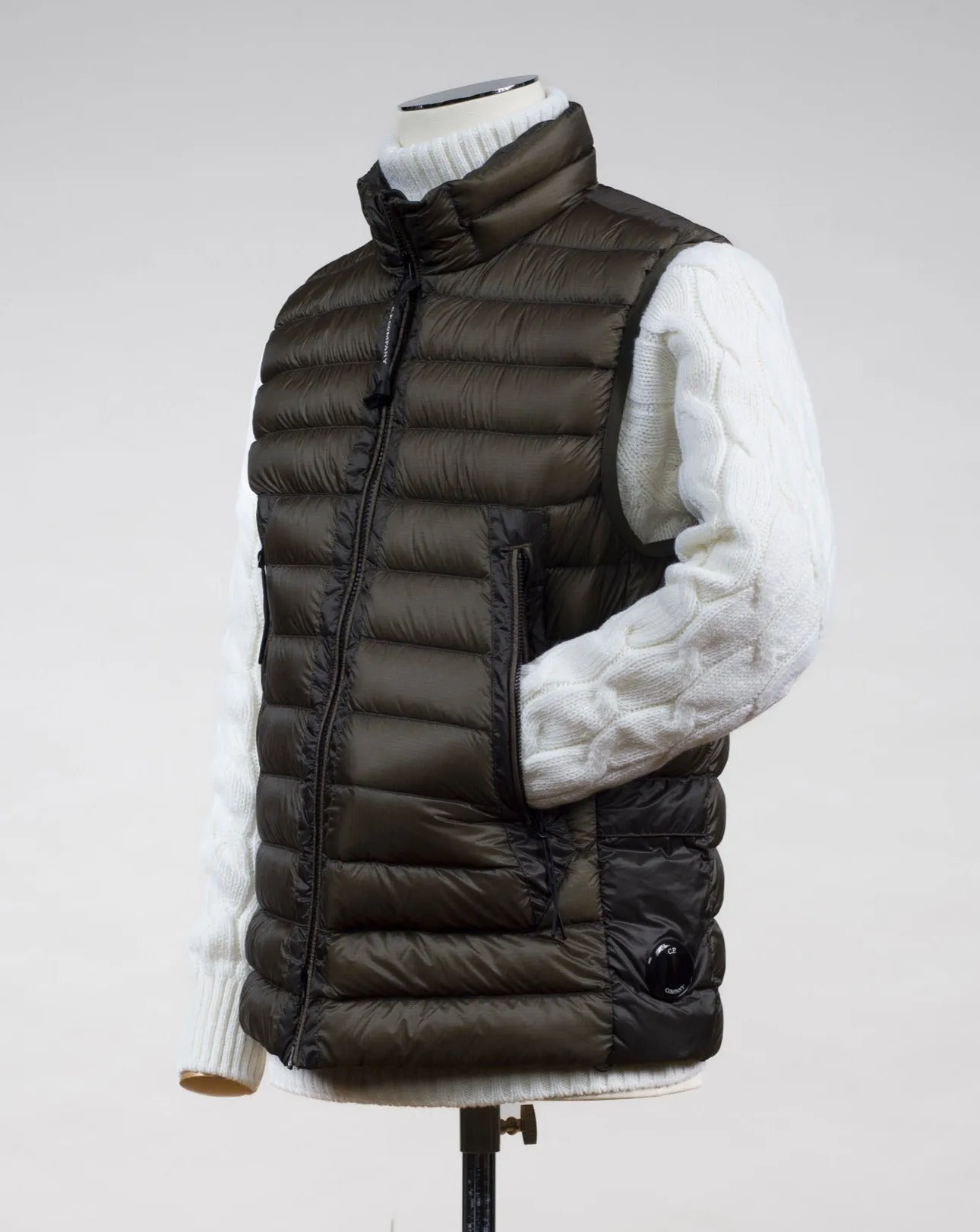 C.P. Company DD Shell Down Vest / Olive Night