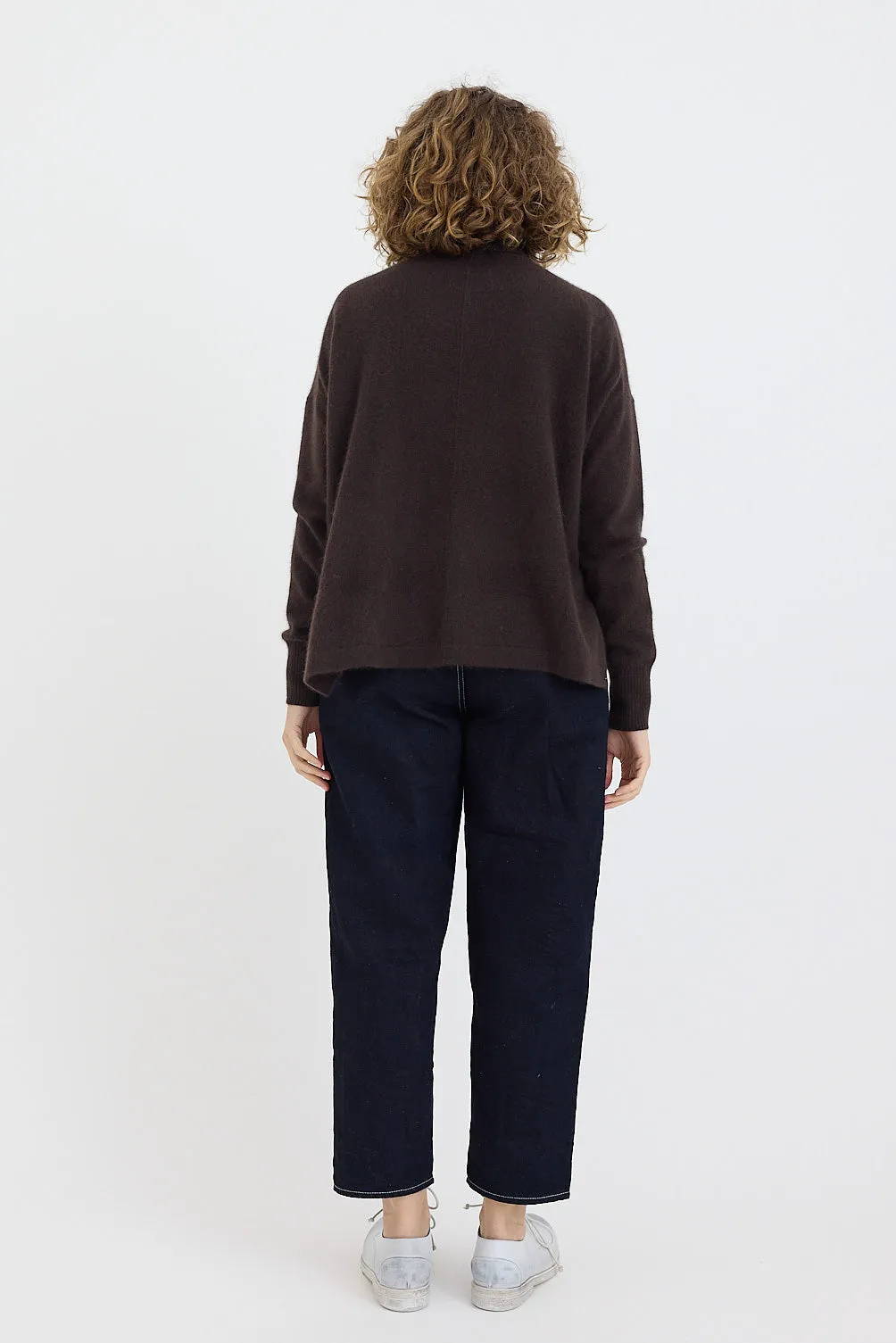 CT Plage - High Neck Longsleeve Pullover - Cashmere Raccoon