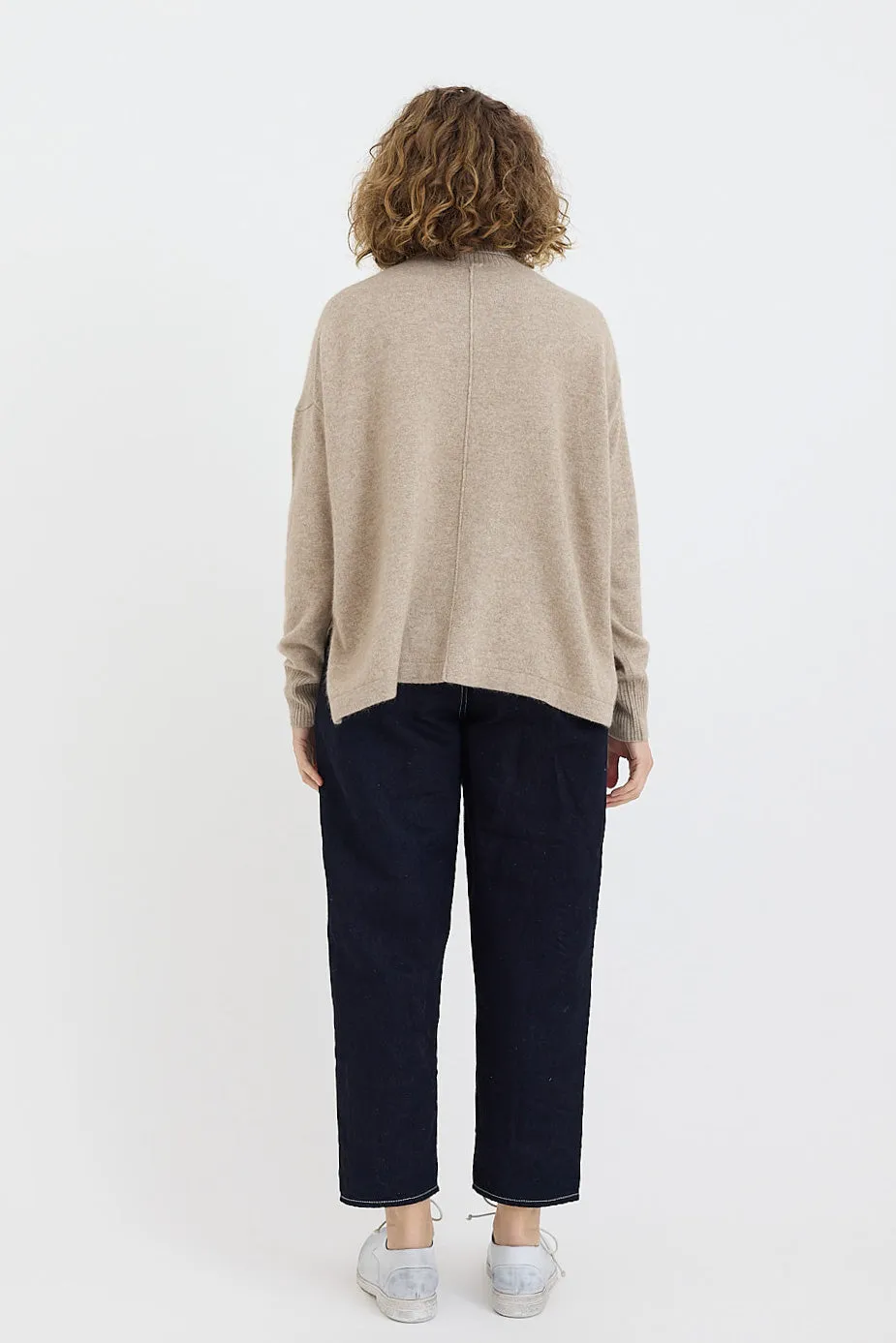 CT Plage - High Neck Longsleeve Pullover - Cashmere Raccoon