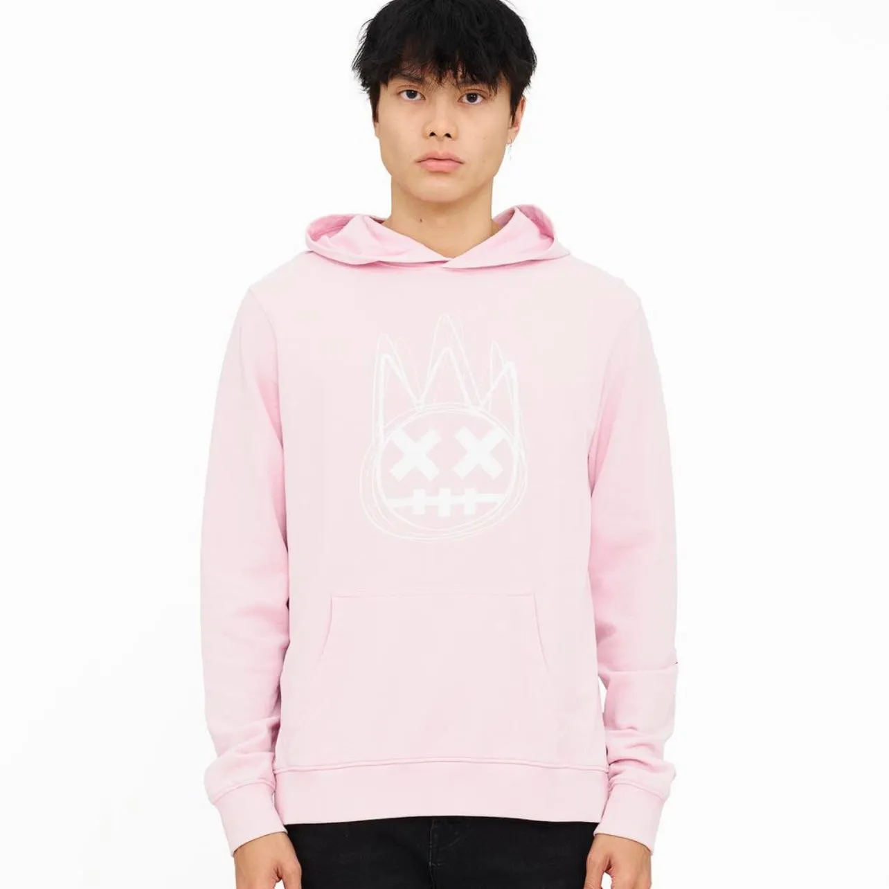 Cult French Terry Powder Pink Logo Pullover