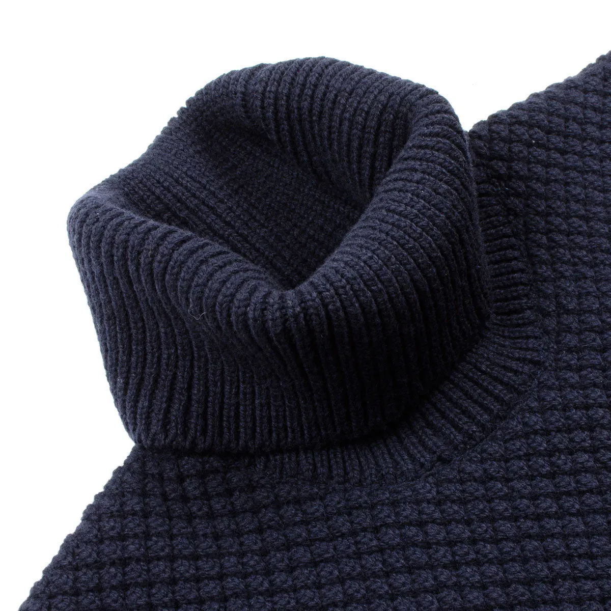 De Bonne Facture - Turtleneck Knit - Navy