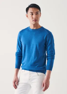 EXTRA-FINE MERINO COLD DYE CREWNECK