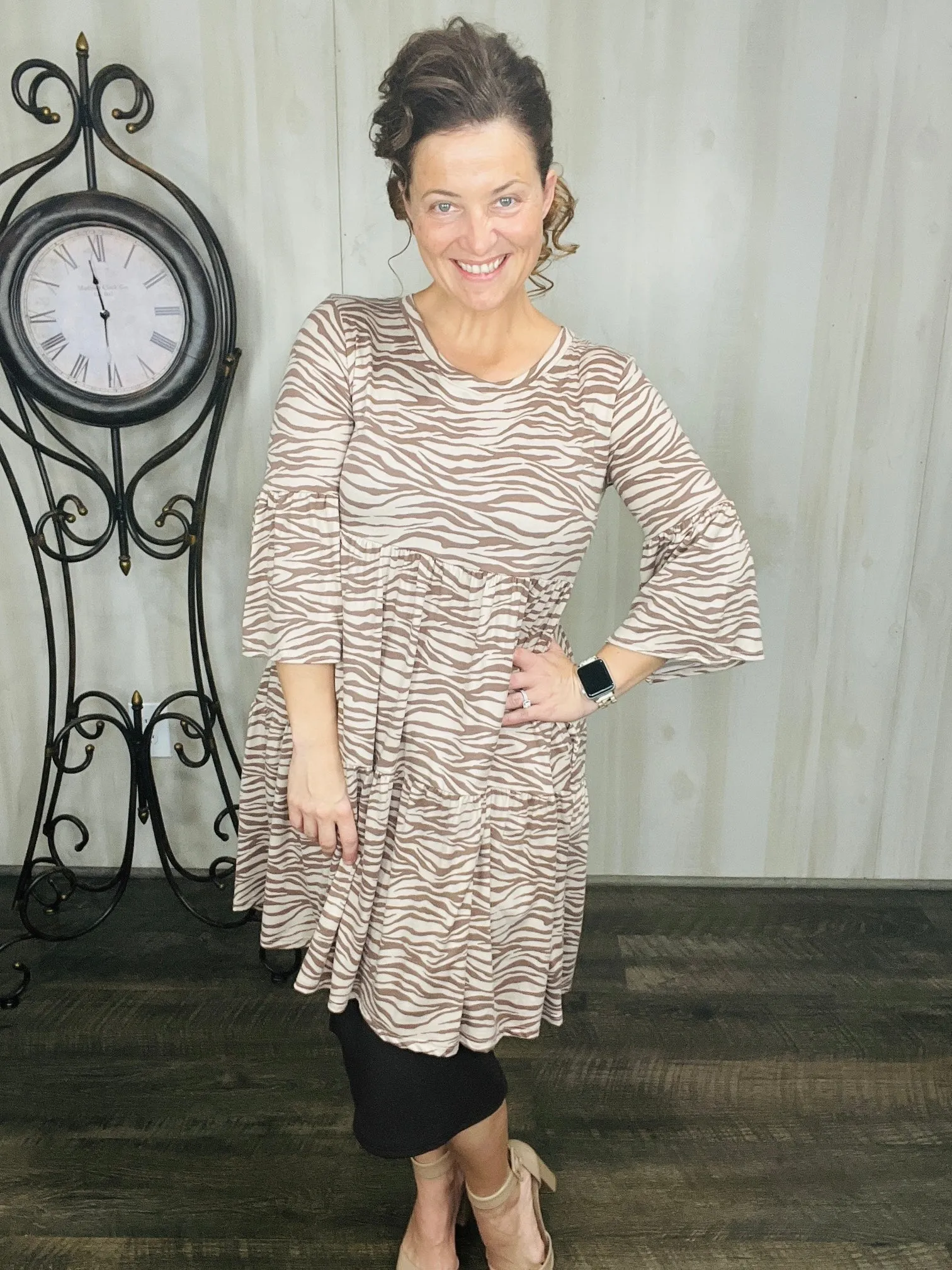 Fall Meets Zebra Tunic