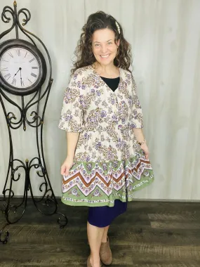 Floral & Chevron Tunic/Dress