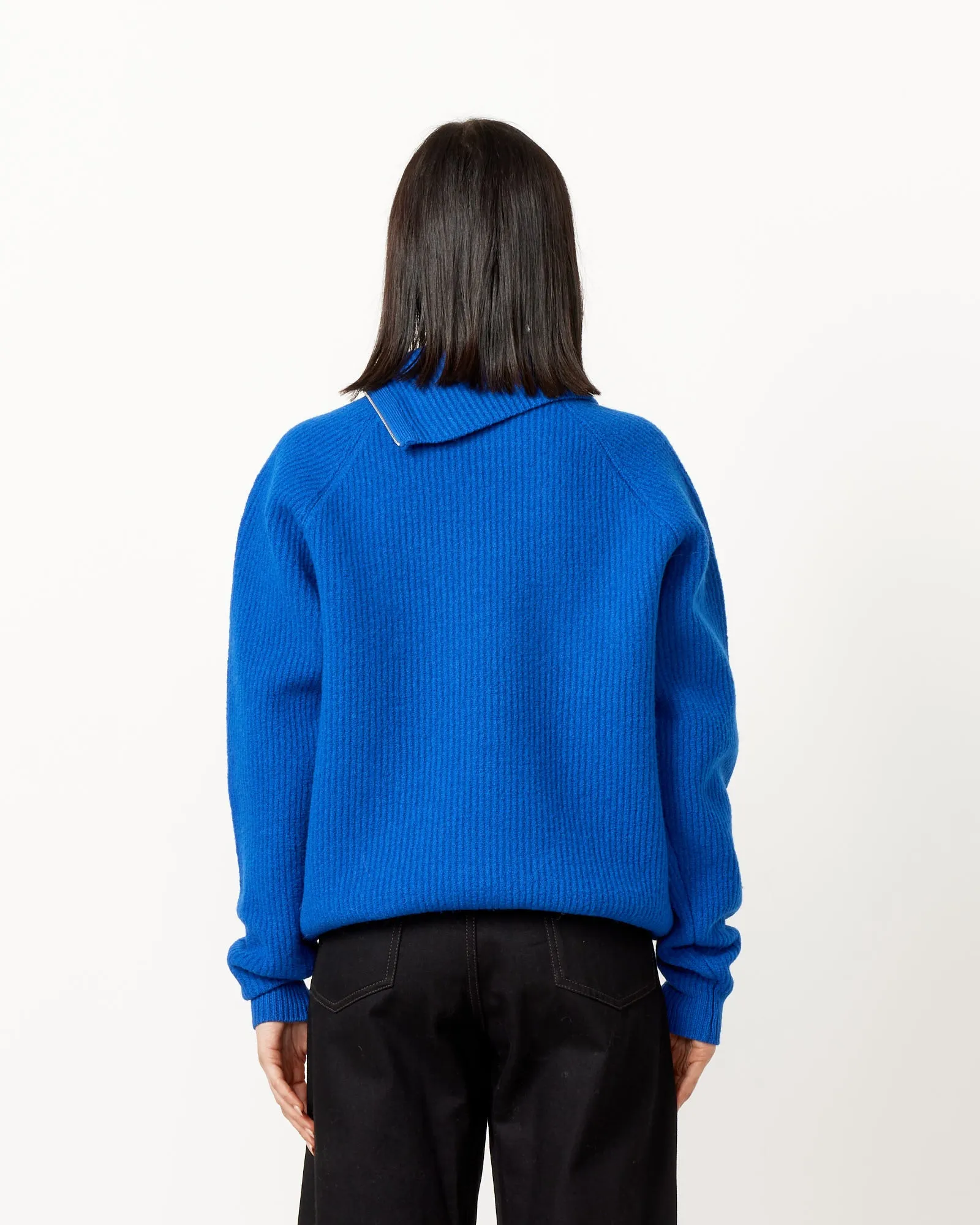 French Merino Zip Pullover