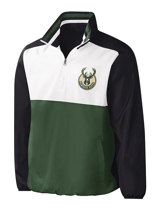 Milwaukee Bucks G-III Fly Out 1/2 Zip Pullover