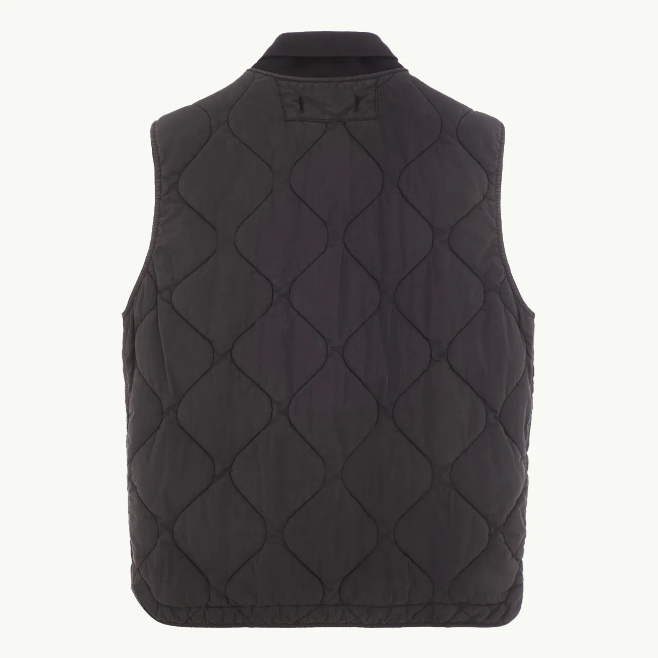 GILET QUILTED DOUBLE POCKET BLACK 2979