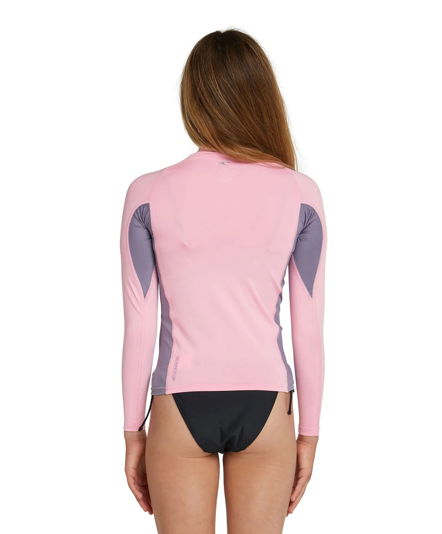 Girl's Classic UV Long Sleeve Rash Vest - Pink