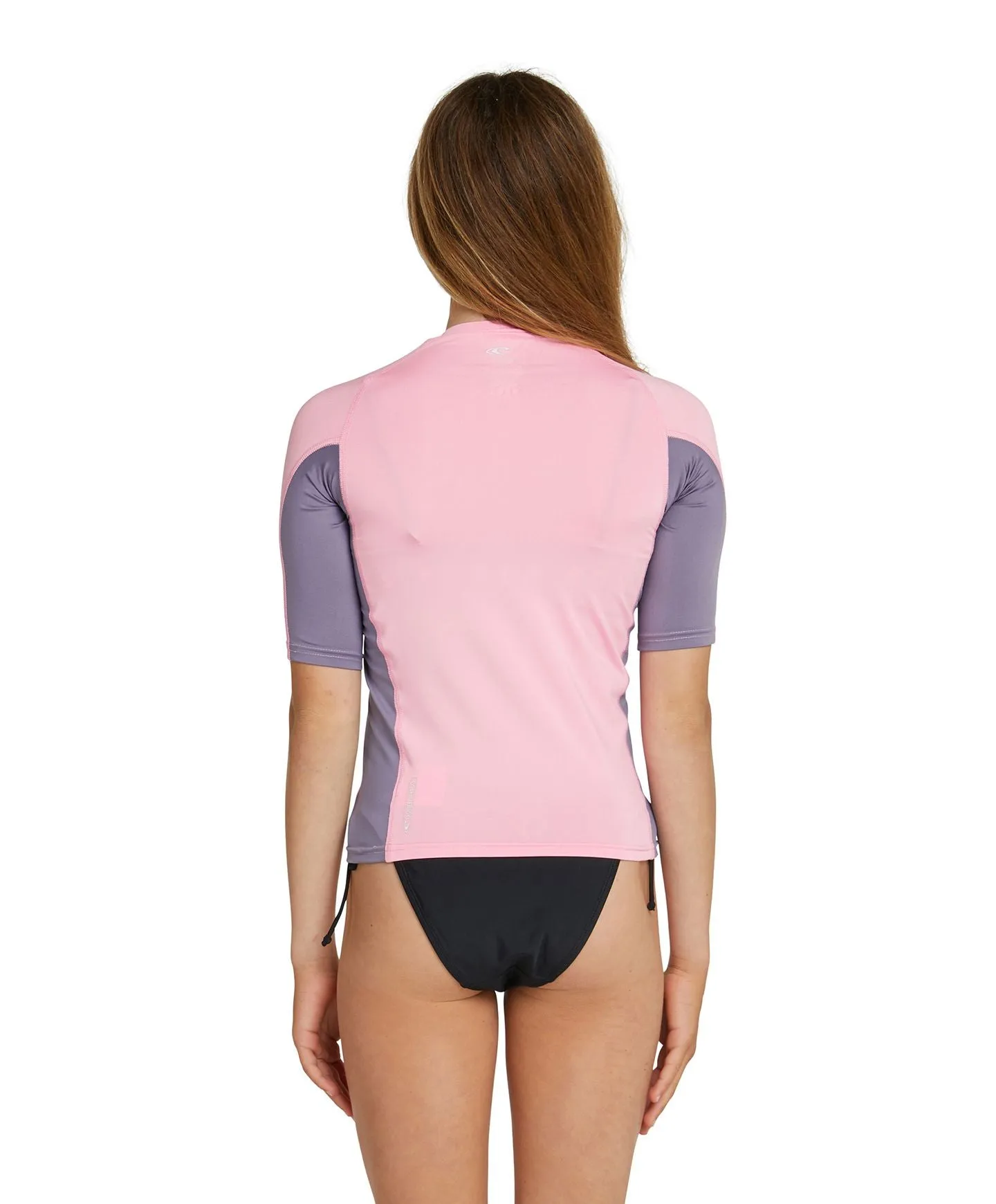 Girl's Classic UV Short Sleeve Rash Vest - Pink