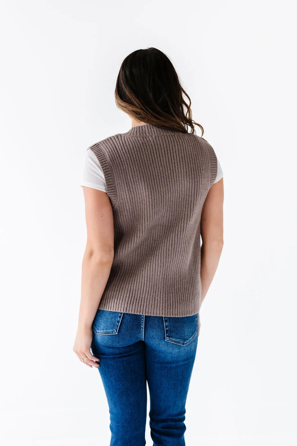 Gwyneth Textured Sweater Vest