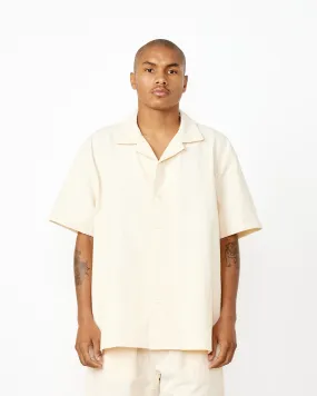 Haus Seersucker Shirt in Cream