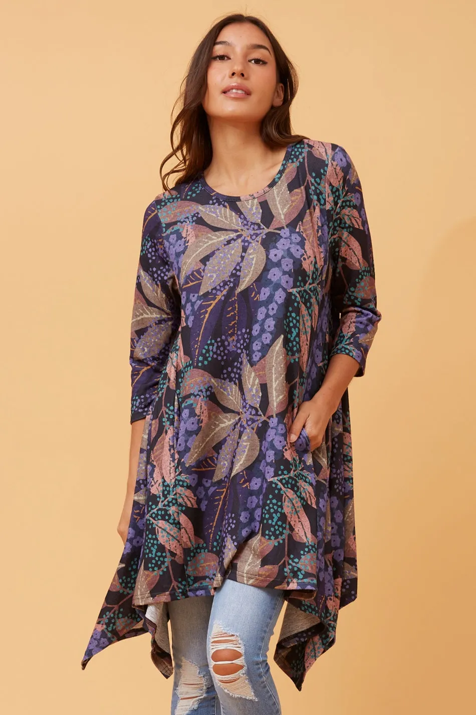 HOSHI BOTANICAL PRINT TUNIC