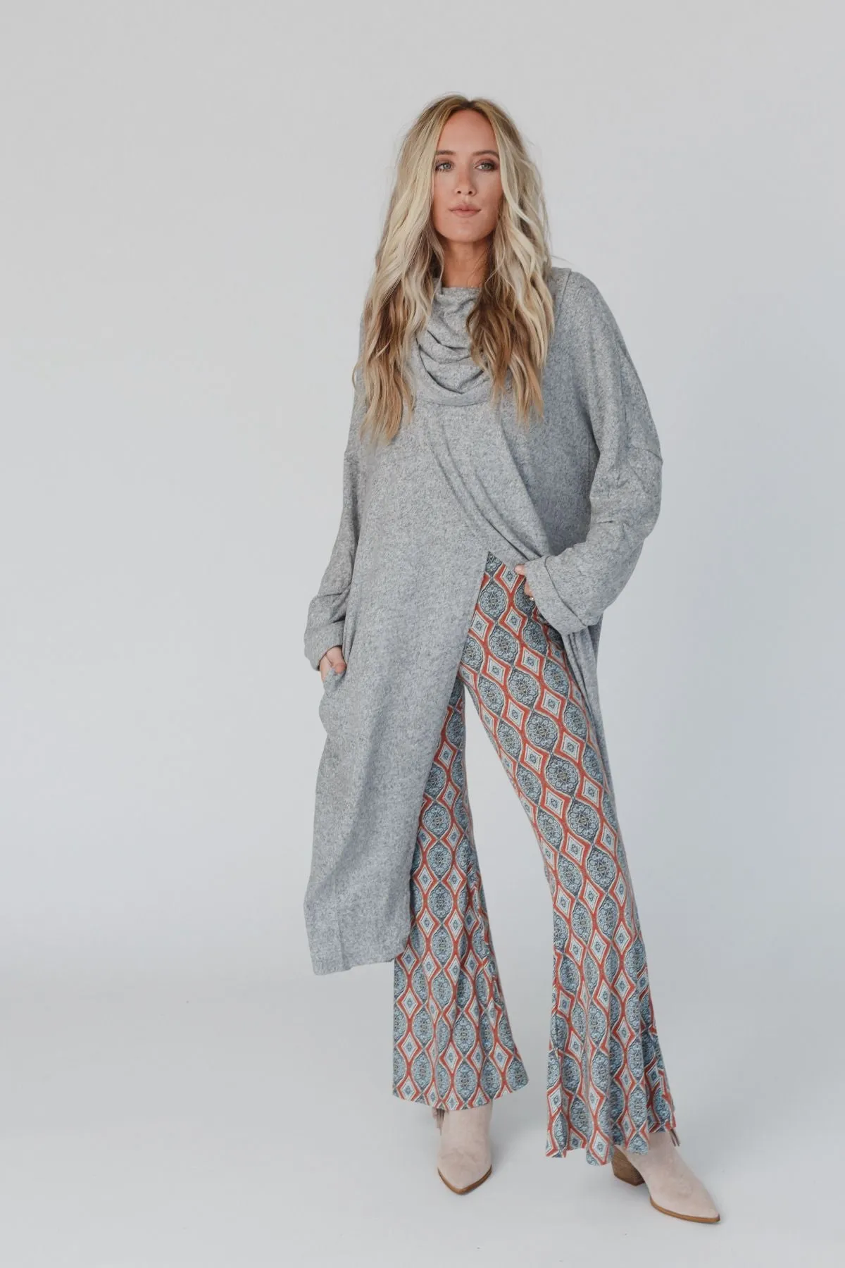 In Your Dreams Maxi Cardigan - Heather Gray