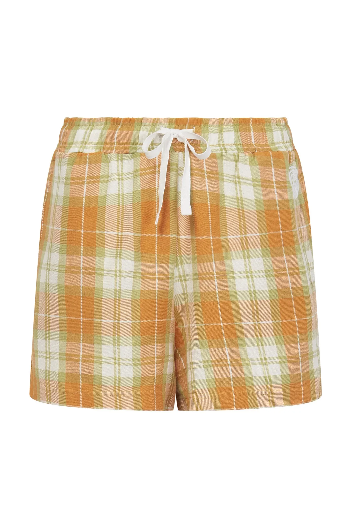 JIM JAM Pyjama Shorts Set Womens -GOTS Organic Cotton Orange