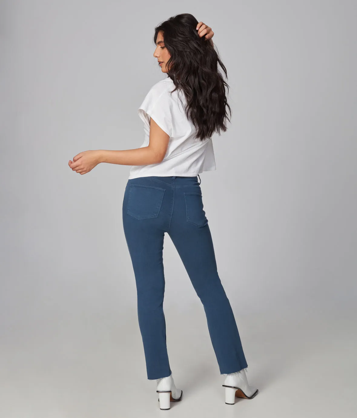 KATE-EB High Rise Straight Jeans