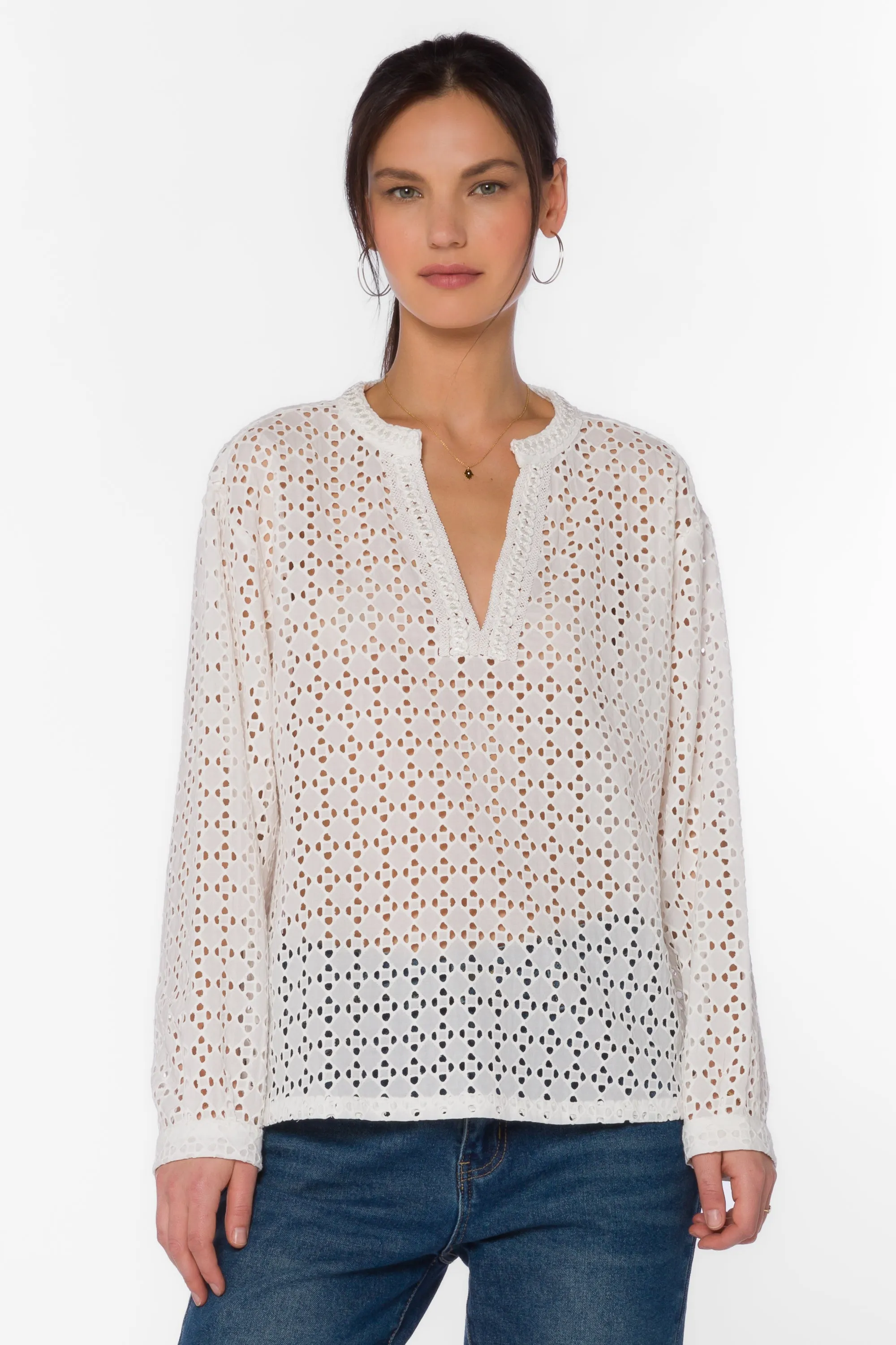 Kenza Ivory Tunic