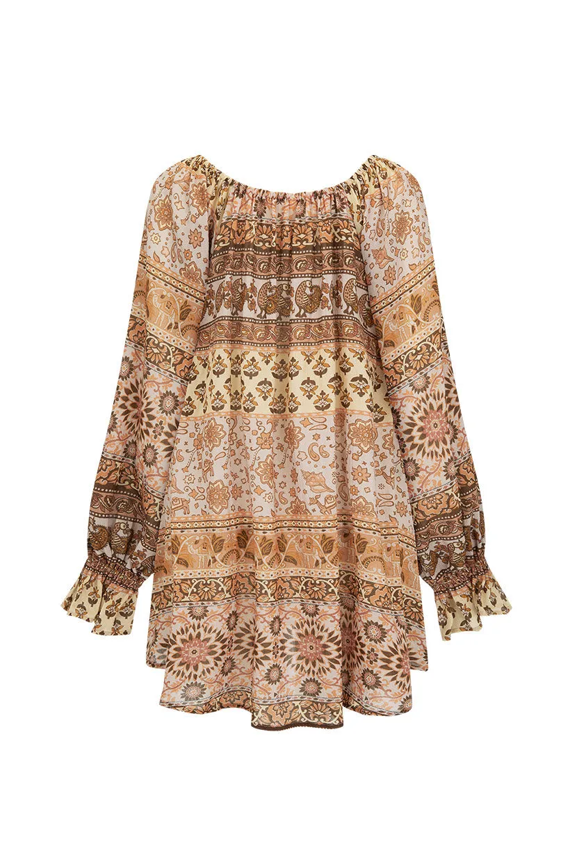 Lovers Beach Tunic Dress - Mauve