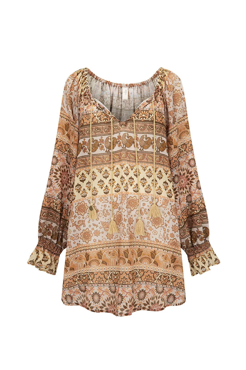 Lovers Beach Tunic Dress - Mauve