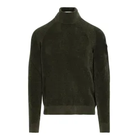 Maglione Uomo RRD Knit Velvet Turtleneck Verde