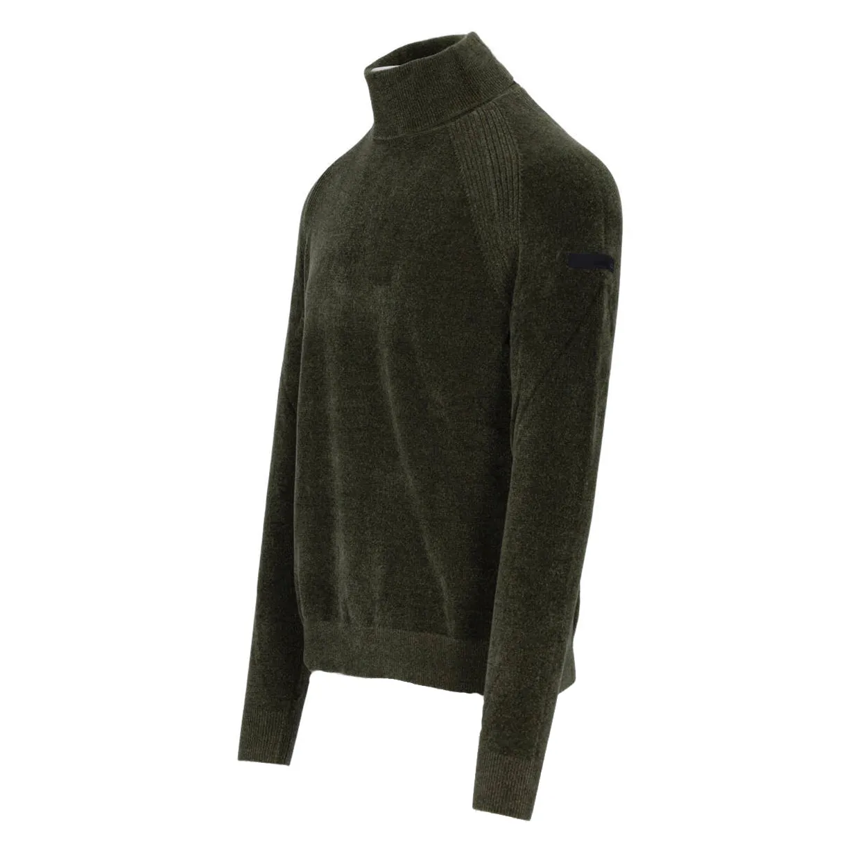 Maglione Uomo RRD Knit Velvet Turtleneck Verde