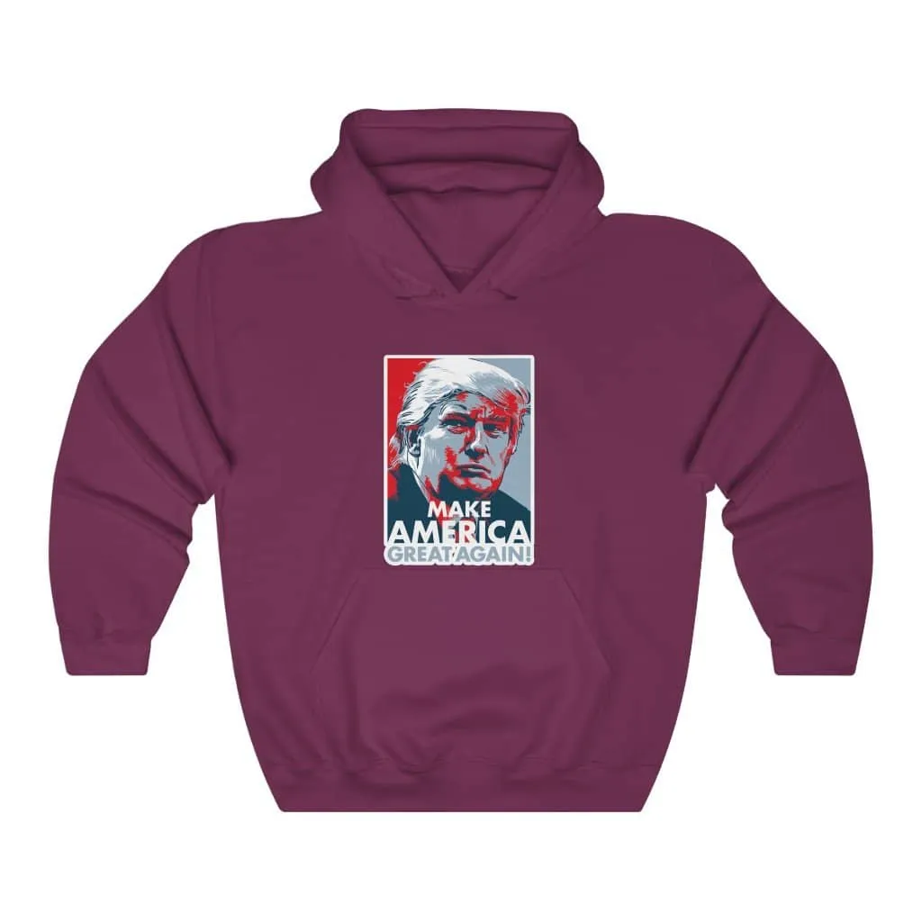 Make America Great Again Trump Iconic Pullover Hoodie