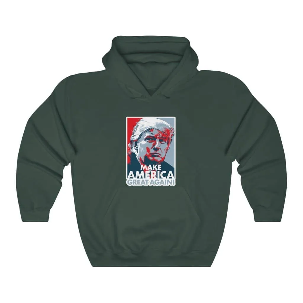 Make America Great Again Trump Iconic Pullover Hoodie