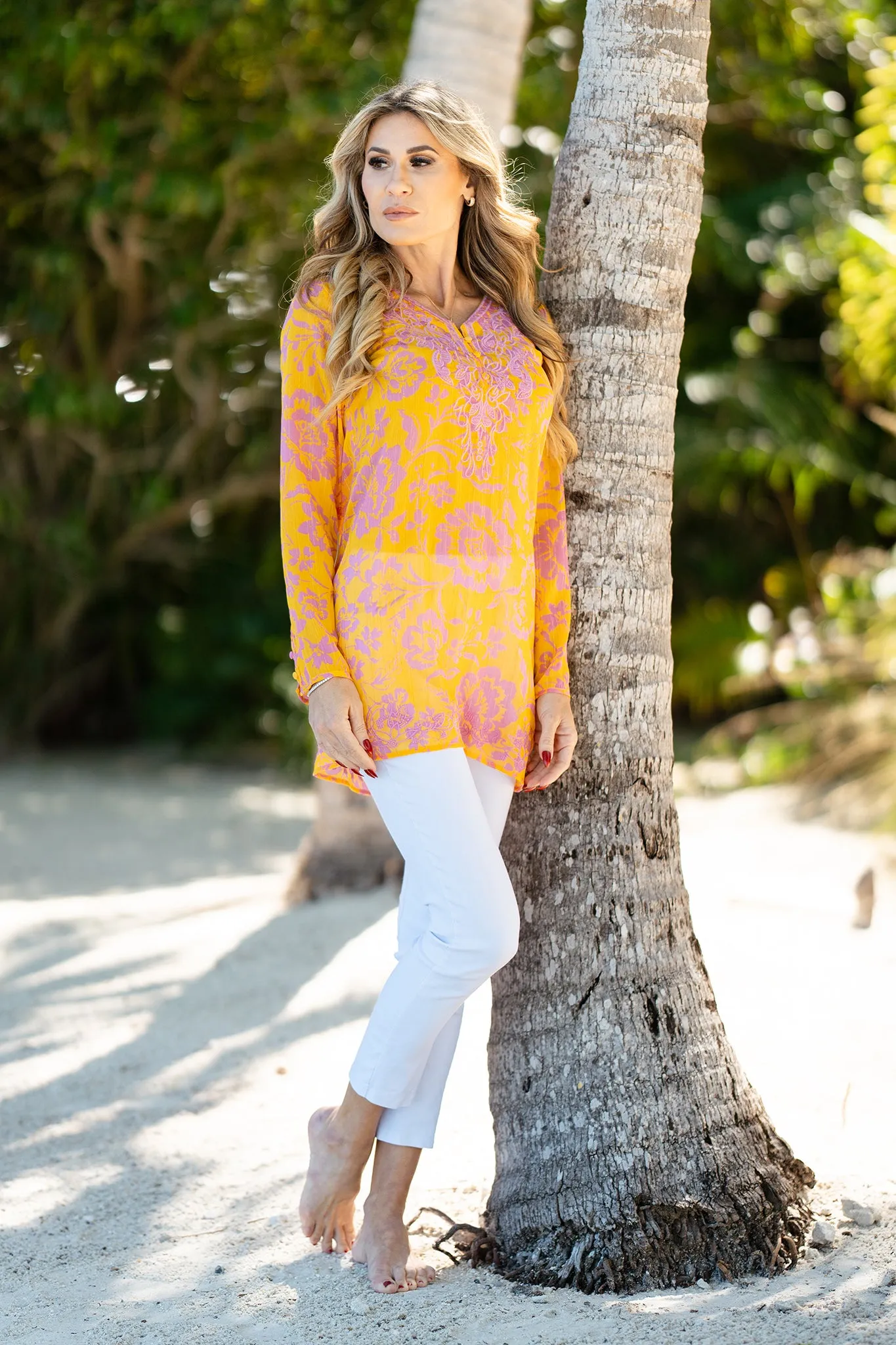 Marquesa Tunic Tropic Yellow