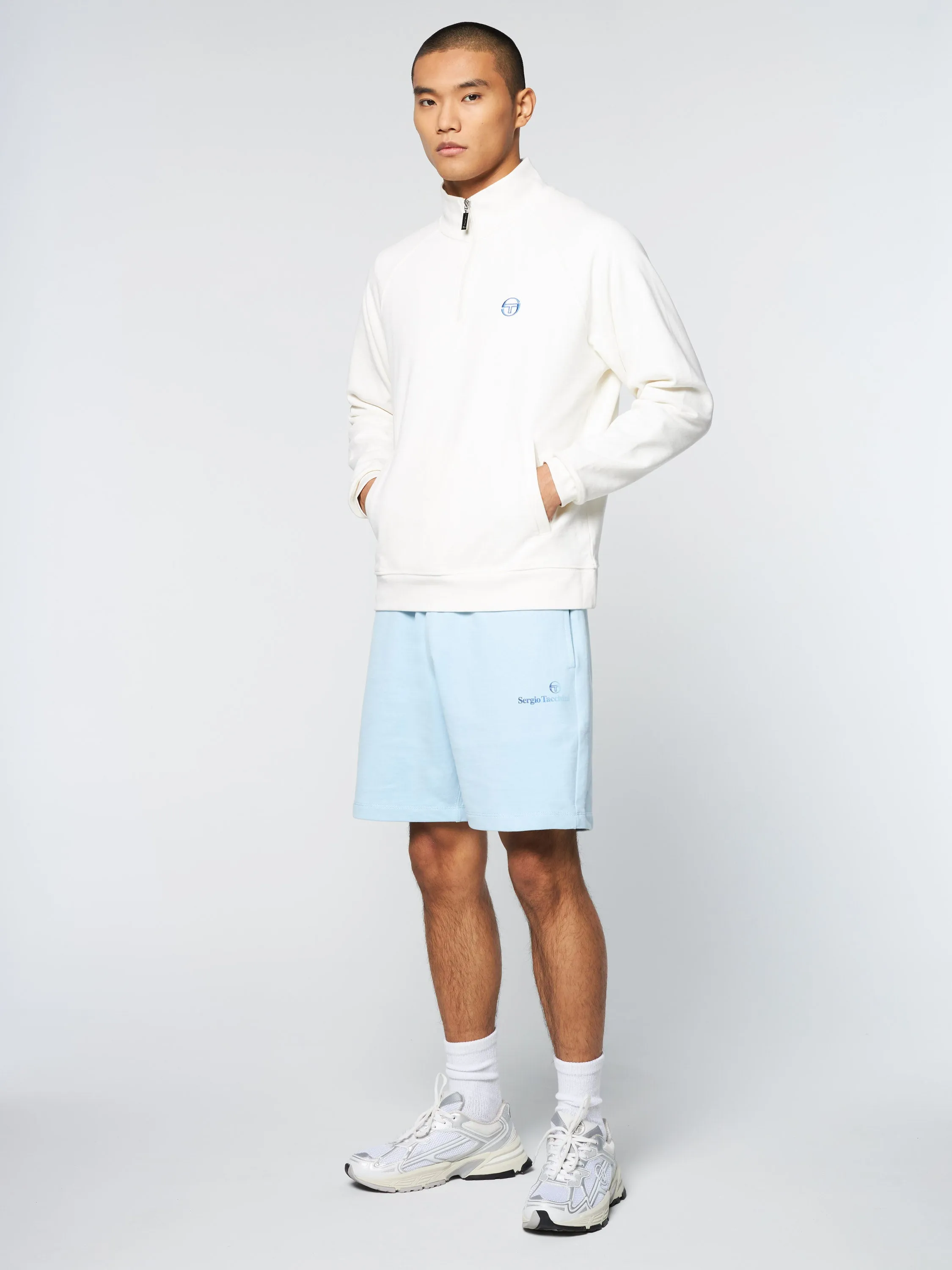 Mezza Half Zip- Gardenia