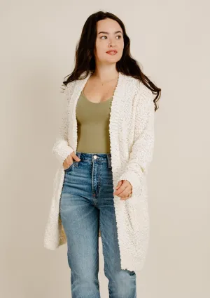 Movie Night Cardigan - Cream