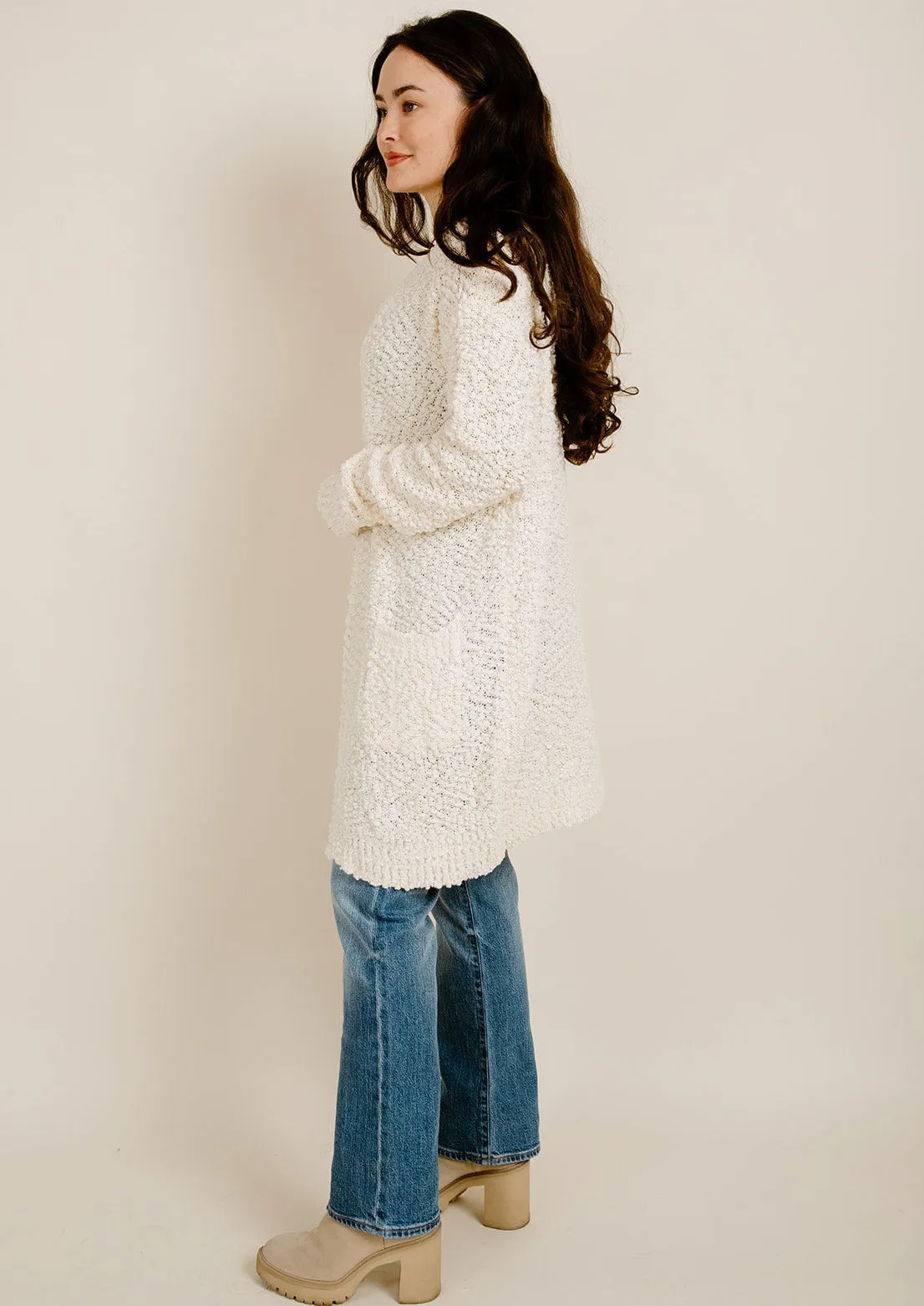 Movie Night Cardigan - Cream