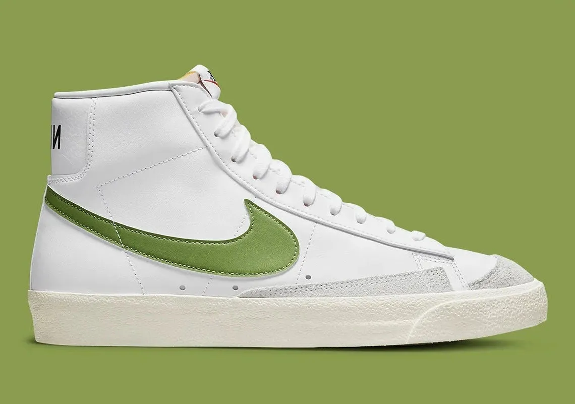 Nike Blazer Mid 77 Vintage Mismatched Swoosh Chlorophyll Black