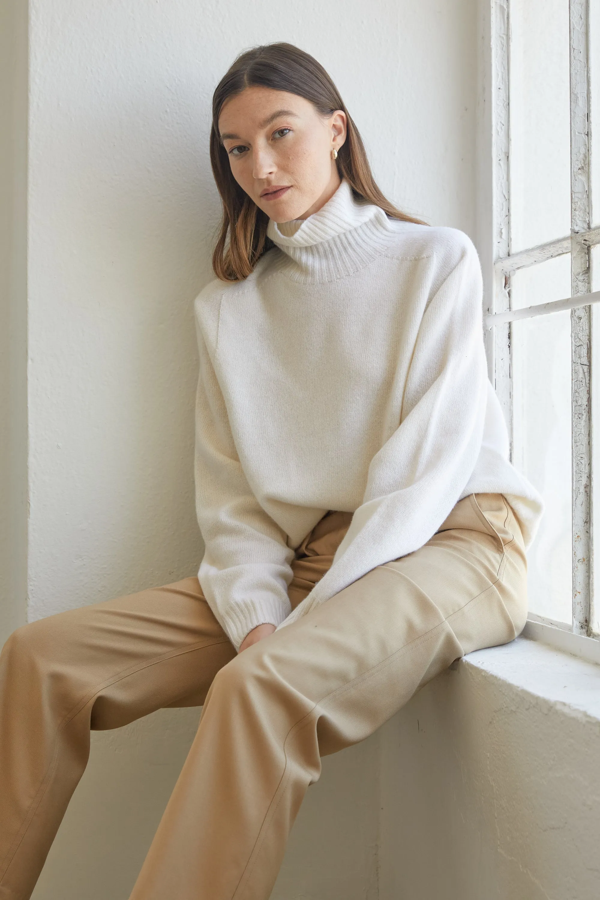 Oversized Wool Turtleneck