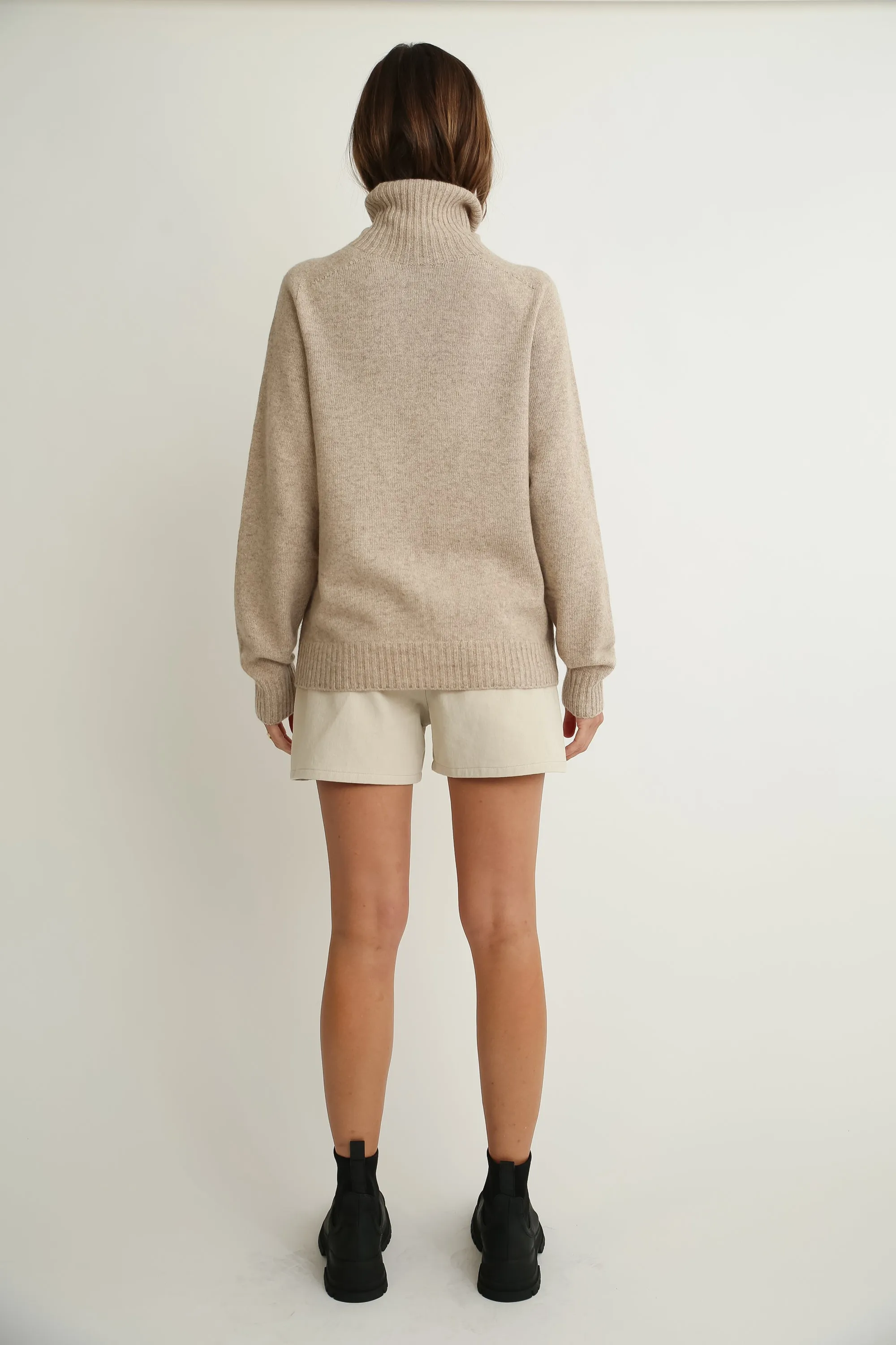 Oversized Wool Turtleneck